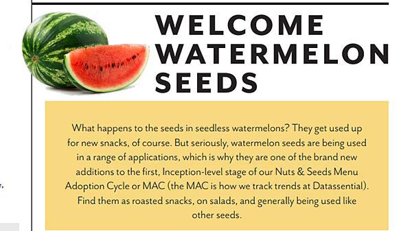 dataessential watermelon seeds