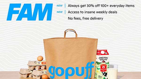 Gopuff online grocer discount