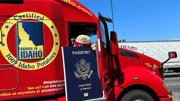Idaho Potato Commission’s potato truck completes first international trip