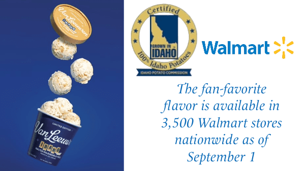 Idaho Potato Malted Milkshake and Fries Ice Cream Now Sold NATIONWIDE at Walmart