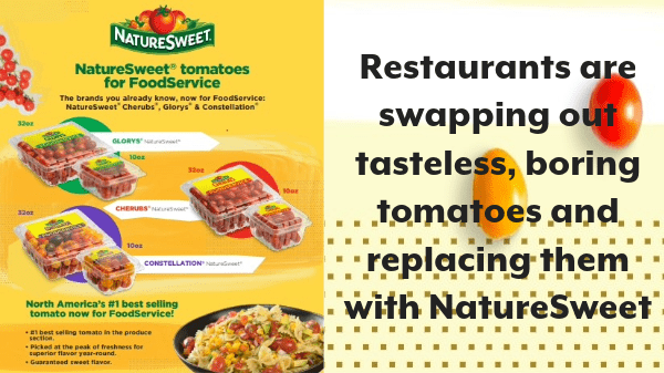 Salads Just Got an Upgrade! America’s #1 Snacking Tomato is Now Available in the Food Service Industry