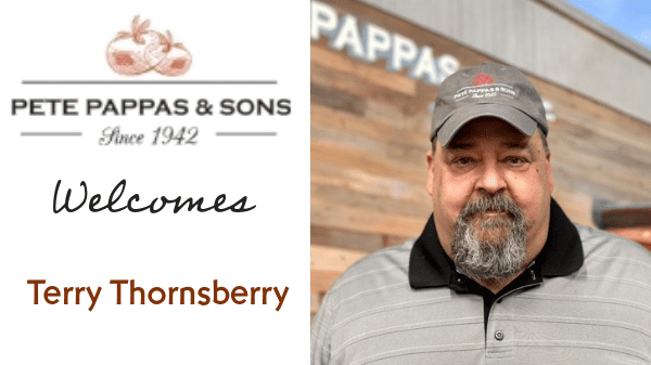 Pete Pappas & Sons welcomes Veteran Terry Thornsberry