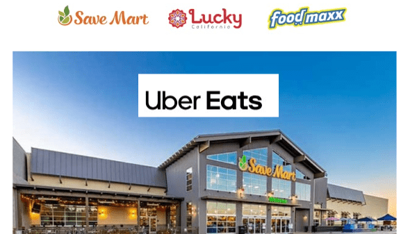 Uber Eats Joins Forces with The Save Mart Companies for On-Demand Grocery Delivery