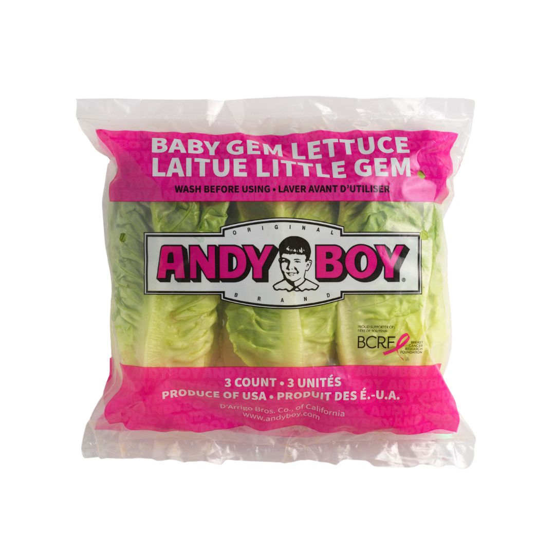 D'Arrigo California Baby Gem Lettuce in Andy Boy Label-compressed