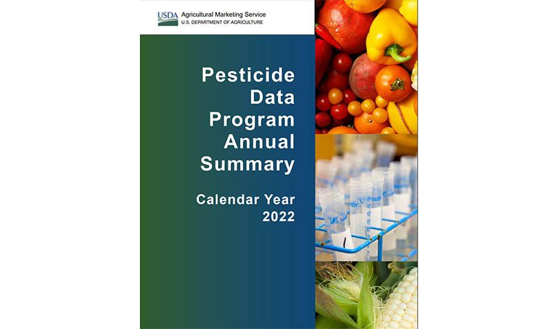 USDA pesticide data report