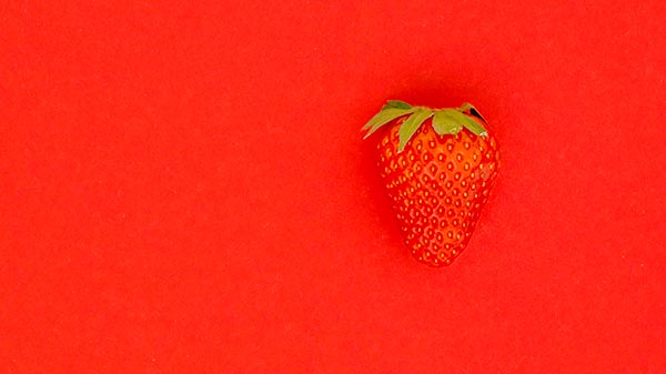 red strawberry