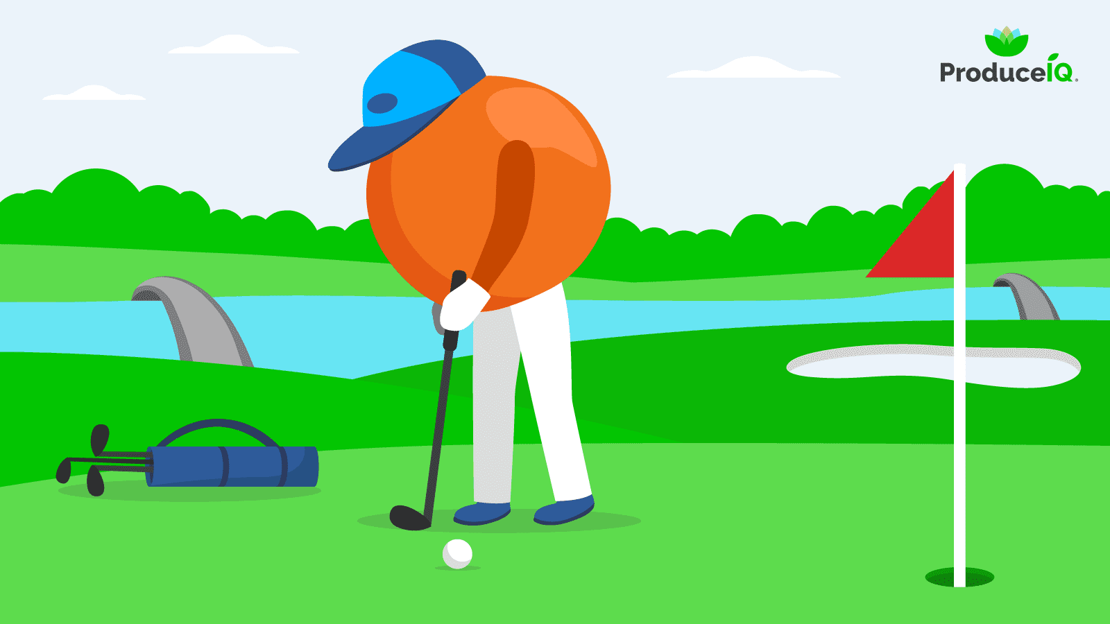 Orange-playing-golf-masters