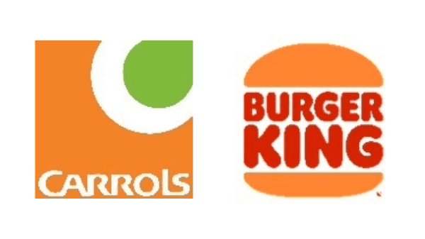 carrols burger king logos